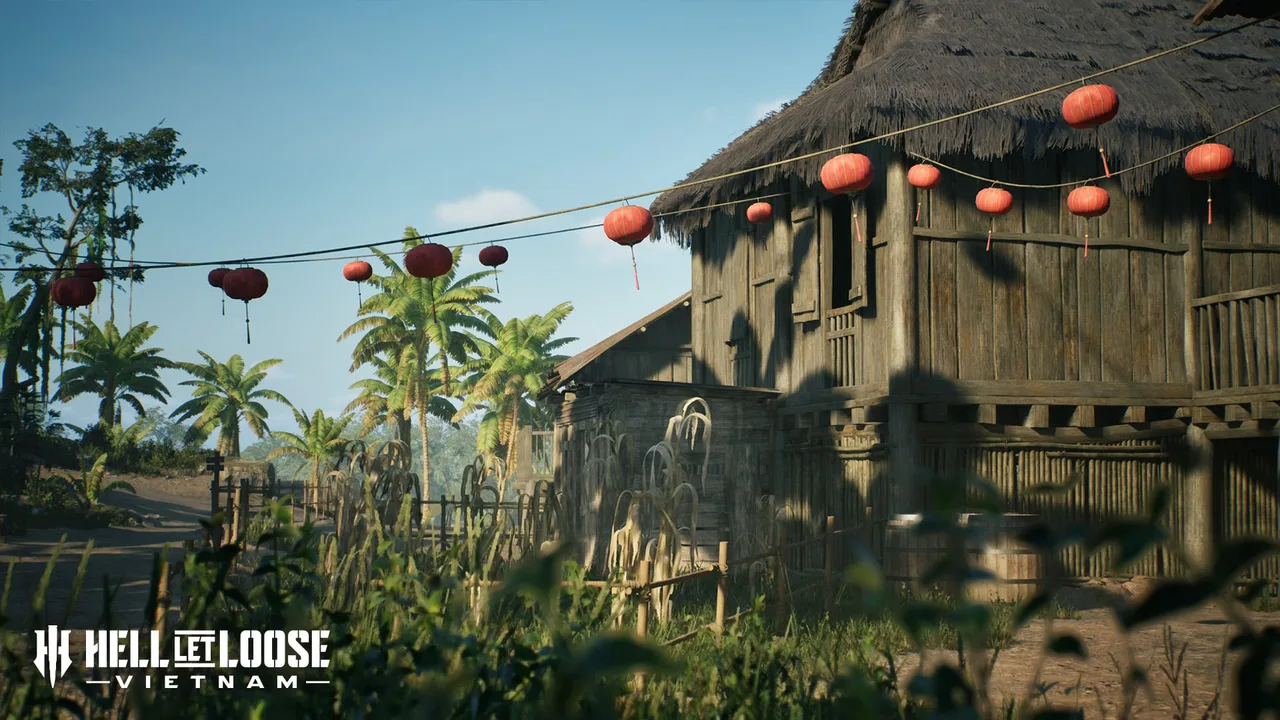 Official Hell Let Loose: Vietnam image of a rural village at Vạn Tường